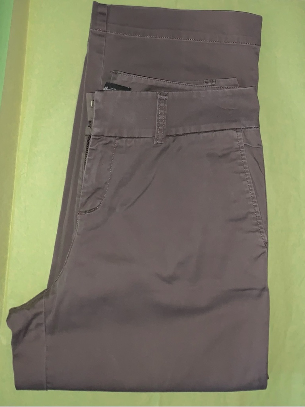 Eddie Bauer Dark Cropped Khaki Pants 4
